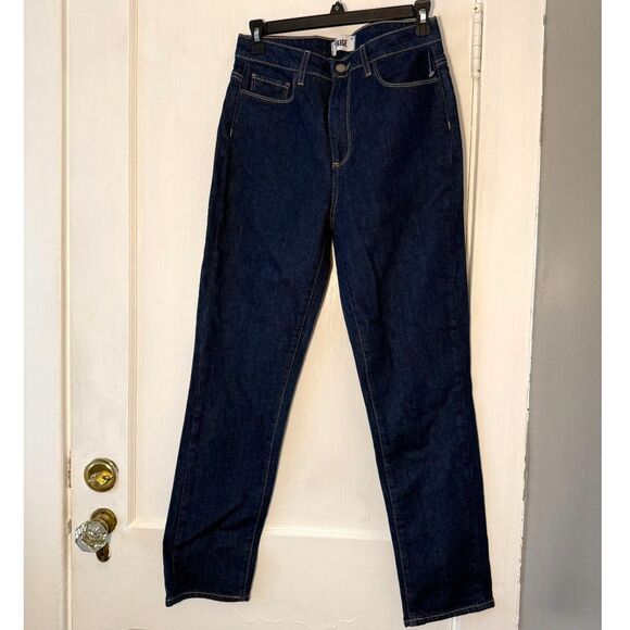 Paige Straight Leg Dark Wash Jeans NWOT Size 27 - Picture 1 of 6